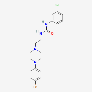 1-[2-[4-(4-Bromophenyl)piperazin-1-yl]ethyl]-3-(3-chlorophenyl)urea