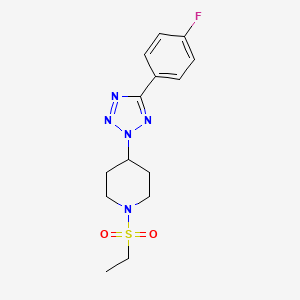 1-Ethylsulfonyl-4-[5-(4-fluorophenyl)tetrazol-2-yl]piperidine