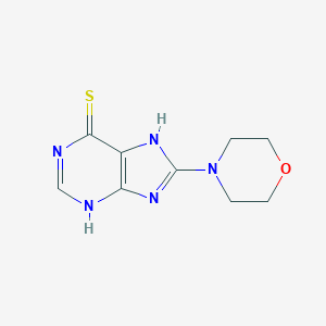 molecular formula C9H11N5OS B500634 8-Morpholino-1H-purine-6(9H)-thione 