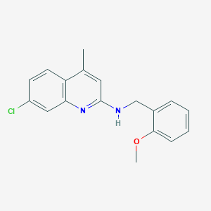 7-chloro-N-(2-methoxybenzyl)-4-methyl-2-quinolinamine