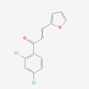 molecular formula C13H8Cl2O2 B500642 1-(2,4-二氯苯基)-3-(呋喃-2-基)丙-2-烯-1-酮 CAS No. 918151-23-2