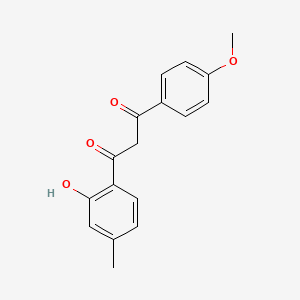 1-(2-hydroxy-4-methylphenyl)-3-(4-methoxyphenyl)-1,3-propanedione