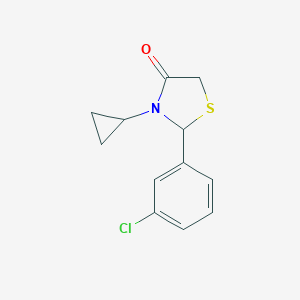 2-(3-Chlorophenyl)-3-cyclopropylthiazolidin-4-one
