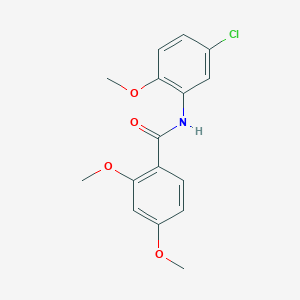 molecular formula C16H16ClNO4 B500666 N-(5-chloro-2-methoxyphenyl)-2,4-dimethoxybenzamide 