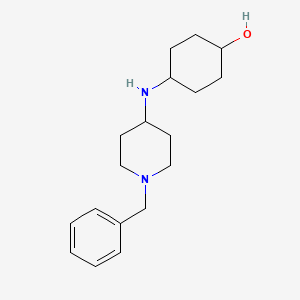 4-[(1-benzyl-4-piperidinyl)amino]cyclohexanol