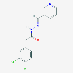 2-(3,4-dichlorophenyl)-N'-(3-pyridinylmethylene)acetohydrazide