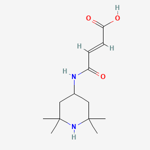 molecular formula C13H22N2O3 B5006787 4-oxo-4-[(2,2,6,6-tetramethyl-4-piperidinyl)amino]-2-butenoic acid 