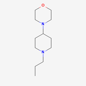 molecular formula C12H24N2O B5006887 4-(1-Propylpiperidin-4-yl)morpholine 