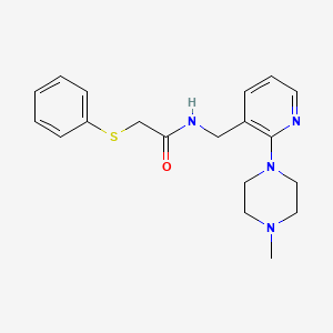 N-{[2-(4-methyl-1-piperazinyl)-3-pyridinyl]methyl}-2-(phenylthio)acetamide