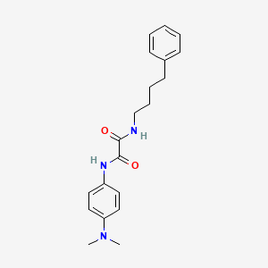 N-[4-(dimethylamino)phenyl]-N'-(4-phenylbutyl)ethanediamide