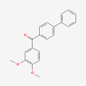 3,4-Dimethoxy-4'-phenylbenzophenone