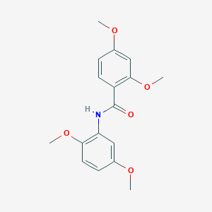 molecular formula C17H19NO5 B500737 N-(2,5-dimethoxyphenyl)-2,4-dimethoxybenzamide 