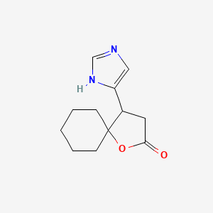 4-(1H-imidazol-4-yl)-1-oxaspiro[4.5]decan-2-one