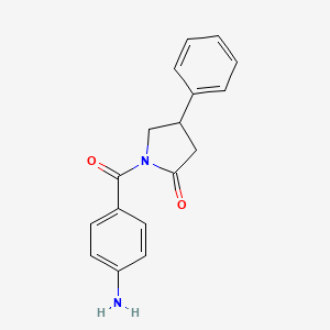 1-(4-Aminobenzoyl)-4-phenylpyrrolidin-2-one