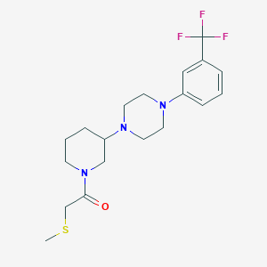 1-{1-[(methylthio)acetyl]-3-piperidinyl}-4-[3-(trifluoromethyl)phenyl]piperazine