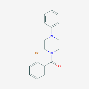 molecular formula C17H17BrN2O B500748 1-(2-Bromobenzoyl)-4-phenylpiperazine 