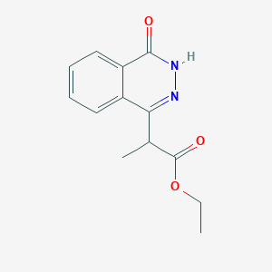 molecular formula C13H14N2O3 B5007494 ethyl 2-(4-oxo-3,4-dihydro-1-phthalazinyl)propanoate 