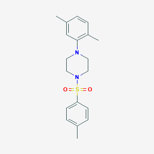 molecular formula C19H24N2O2S B500751 1-(2,5-Dimethylphenyl)-4-tosylpiperazine CAS No. 332033-15-5