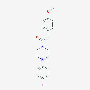 1-(4-Fluorophenyl)-4-[(4-methoxyphenyl)acetyl]piperazine