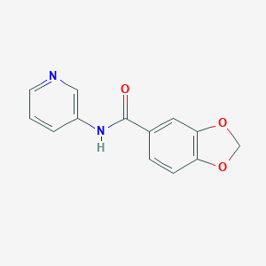 N-(3-pyridinyl)-1,3-benzodioxole-5-carboxamide