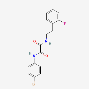 N'-(4-bromophenyl)-N-[2-(2-fluorophenyl)ethyl]oxamide