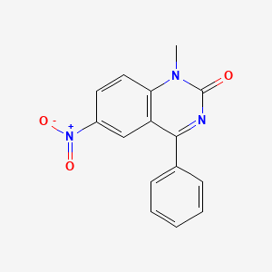 1-methyl-6-nitro-4-phenyl-2(1H)-quinazolinone