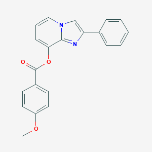 2-Phenylimidazo[1,2-a]pyridin-8-yl 4-methoxybenzoate