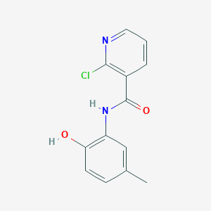 2-chloro-N-(2-hydroxy-5-methylphenyl)nicotinamide