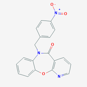 molecular formula C19H13N3O4 B500767 6-{4-nitrobenzyl}pyrido[2,3-b][1,5]benzoxazepin-5(6H)-one 