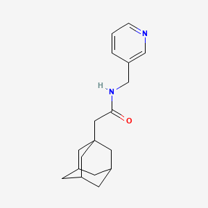 molecular formula C18H24N2O B5007680 2-(ADAMANTAN-1-YL)-N-[(PYRIDIN-3-YL)METHYL]ACETAMIDE 