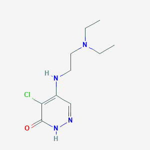 4-Chloro-5-[[2-diethylaminoethyl]amino]pyridazin-3[2H]-one