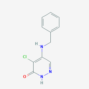 5-(Benzylamino)-4-chloropyridazin-3-ol