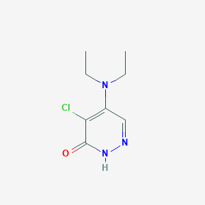 molecular formula C8H12ClN3O B500775 4-chloro-5-(diethylamino)-3(2H)-pyridazinone 