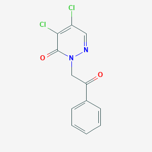 4,5-dichloro-2-(2-oxo-2-phenylethyl)-3(2H)-pyridazinone