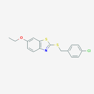 2-[(4-Chlorobenzyl)sulfanyl]-1,3-benzothiazol-6-yl ethyl ether