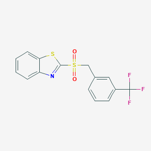 2-{[3-(Trifluoromethyl)benzyl]sulfonyl}-1,3-benzothiazole