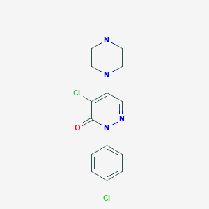 4-Chloro-2-(4-chloro-phenyl)-5-(4-methyl-piperazin-1-yl)-2H-pyridazin-3-one