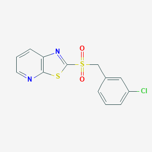 2-[(3-Chlorobenzyl)sulfonyl][1,3]thiazolo[5,4-b]pyridine