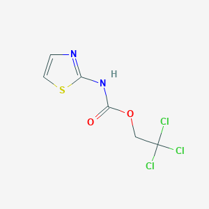 molecular formula C6H5Cl3N2O2S B500794 2,2,2-Trichloroethyl 1,3-thiazol-2-ylcarbamate CAS No. 83758-31-0