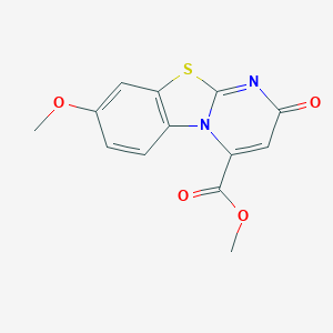 methyl 8-methoxy-2-oxo-2H-pyrimido[2,1-b][1,3]benzothiazole-4-carboxylate