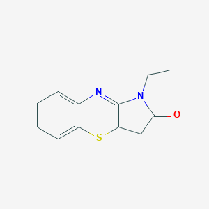 molecular formula C12H12N2OS B500823 1-ethyl-3,3a-dihydropyrrolo[3,2-b][1,4]benzothiazin-2(1H)-one 