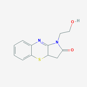 molecular formula C12H12N2O2S B500825 1-(2-hydroxyethyl)-3,3a-dihydropyrrolo[3,2-b][1,4]benzothiazin-2(1H)-one 