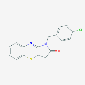 1-(4-chlorobenzyl)-3,3a-dihydropyrrolo[3,2-b][1,4]benzothiazin-2(1H)-one