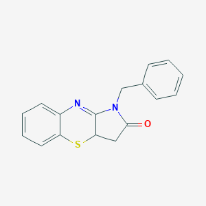 molecular formula C17H14N2OS B500828 1-benzyl-3,3a-dihydropyrrolo[3,2-b][1,4]benzothiazin-2(1H)-one 