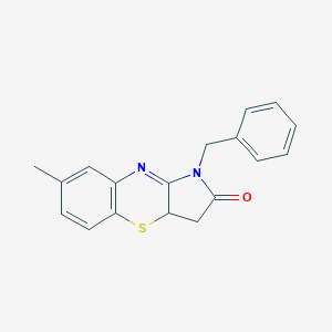 1-benzyl-7-methyl-3,3a-dihydropyrrolo[3,2-b][1,4]benzothiazin-2(1H)-one