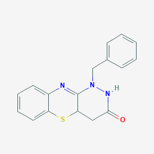 molecular formula C17H15N3OS B500832 1-benzyl-1,2,4,4a-tetrahydro-3H-pyridazino[4,3-b][1,4]benzothiazin-3-one 