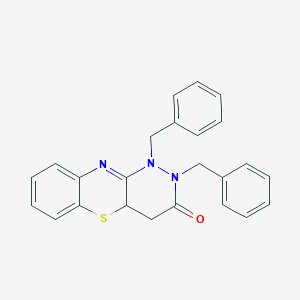 molecular formula C24H21N3OS B500833 1,2-dibenzyl-1,2,4,4a-tetrahydro-3H-pyridazino[4,3-b][1,4]benzothiazin-3-one 
