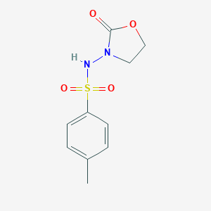 molecular formula C10H12N2O4S B500836 4-methyl-N-(2-oxo-1,3-oxazolidin-3-yl)benzenesulfonamide 