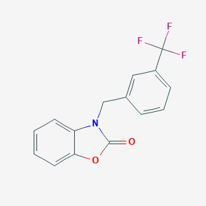 molecular formula C15H10F3NO2 B500840 3-[3-(Trifluoromethyl)benzyl]-1,3-benzoxazol-2(3H)-one 