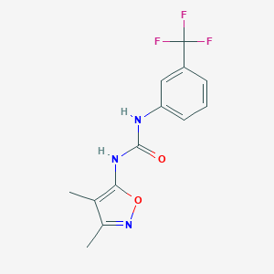 N-(3,4-dimethyl-5-isoxazolyl)-N'-[3-(trifluoromethyl)phenyl]urea